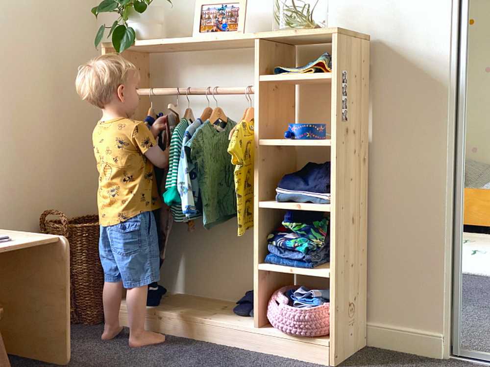 Преимущества использования детских гардеробных шкафов
