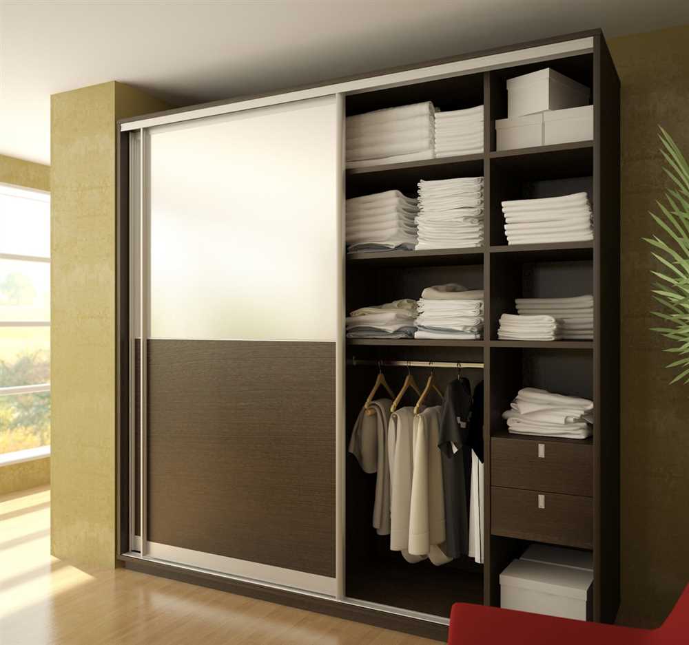 Различные варианты дизайна и материалов для раздвижных шкафов