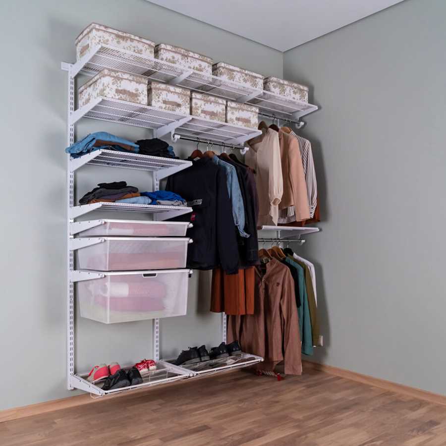 Система хранения вещей в гардеробной недорого